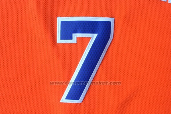 Maglia New York Knicks Carmelo Anthony #7 Arancione
